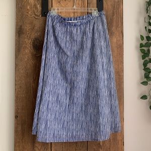 Old Navy mid length striped skirt